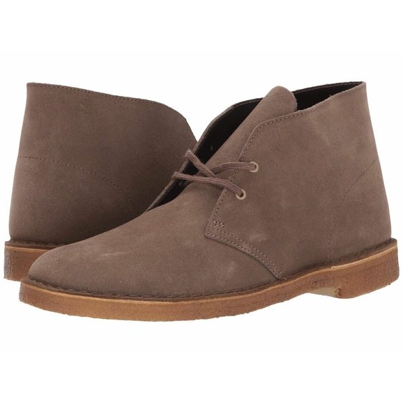 Clarks Originals Desert Boots Men’s Olive Green Suede 26128682 - Picture 1 of 16